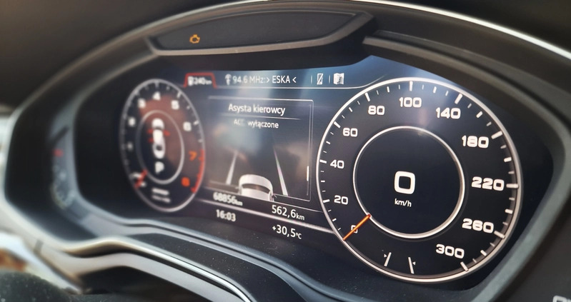 Audi A5 cena 123900 przebieg: 70500, rok produkcji 2017 z Gdańsk małe 121